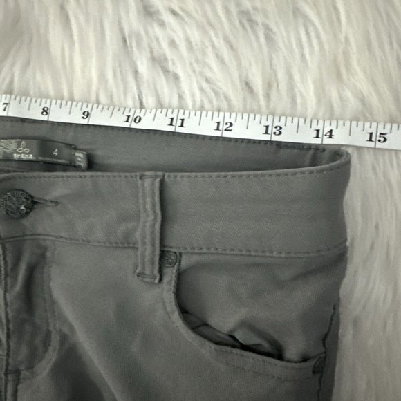 Prana womens gray double knee skinny jeans gray 4 stretch EUC - Picture 10 of 14